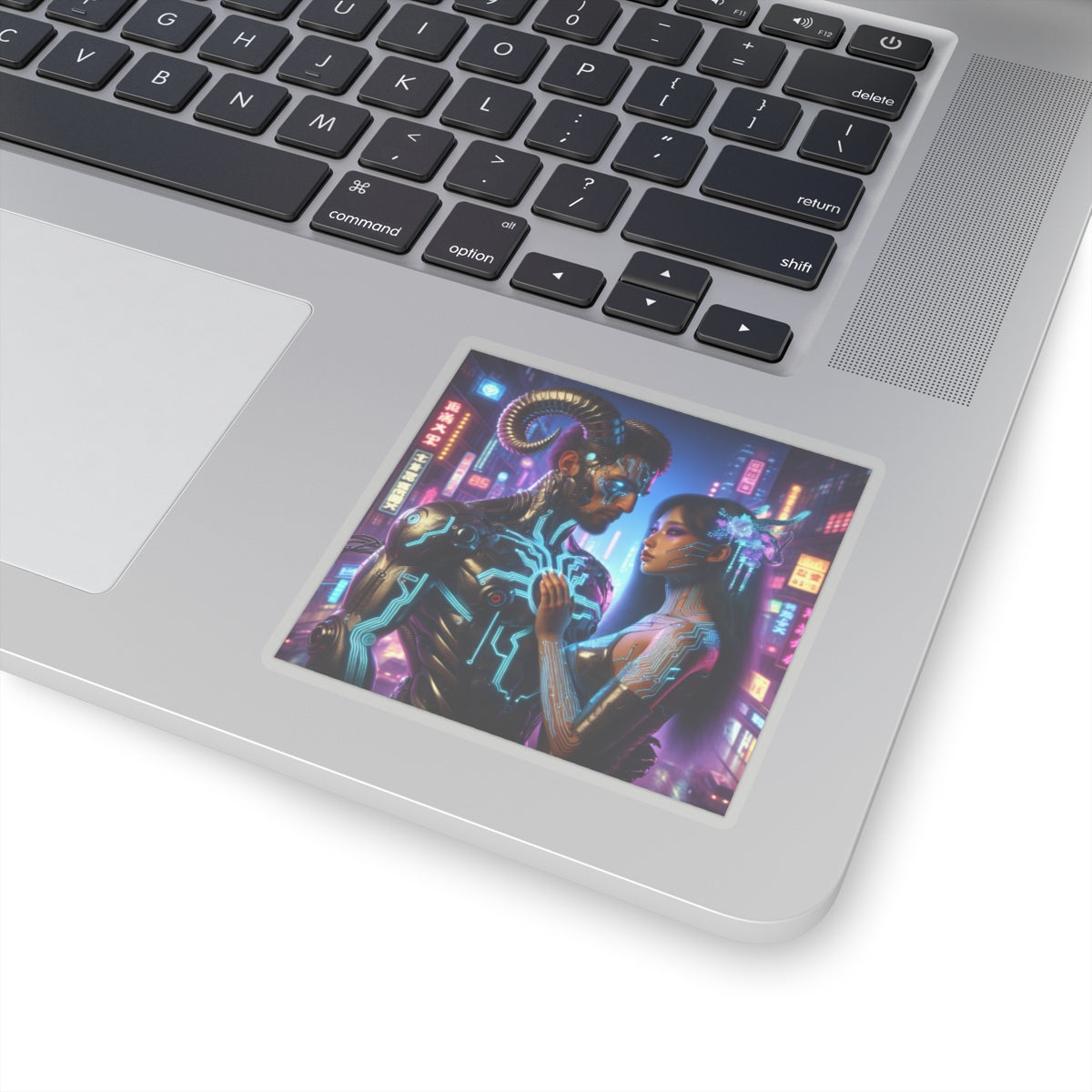 Cyber Love Neon Sticker