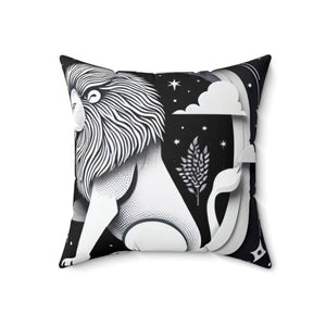 Aries and Leo - Polyester Square Pillow
