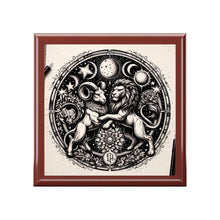 Load image into Gallery viewer, Astrological Lions Elegant Jewelry Box
