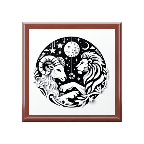 Celestial Zodiac Themed Jewelry Box