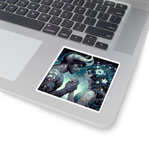 Celestial Lovers Kiss-Cut Sticker