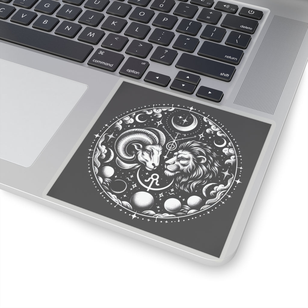 Celestial Zodiac Ram Lion Sticker