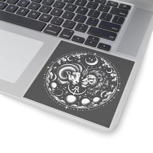 Celestial Zodiac Ram Lion Sticker