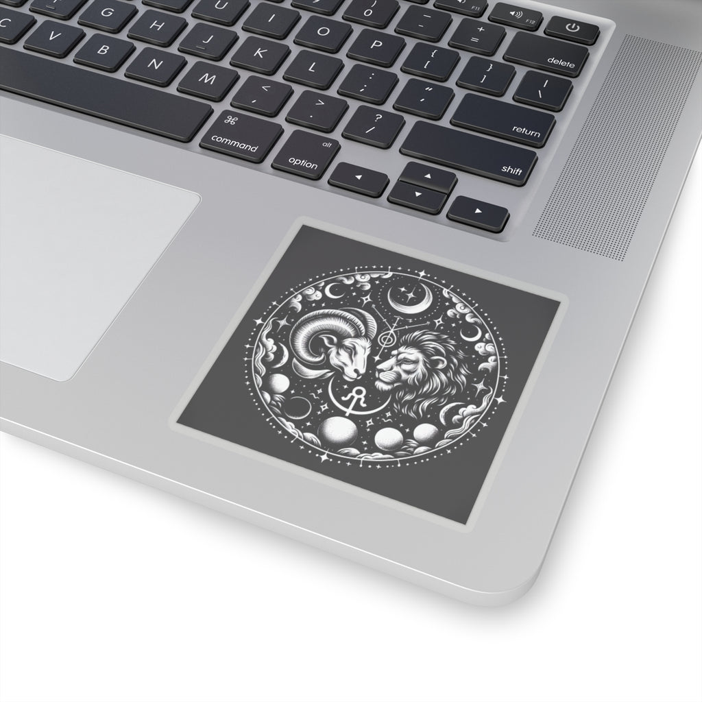 Celestial Zodiac Ram Lion Sticker