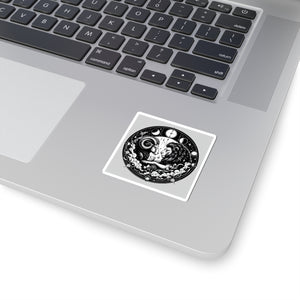 Astrological Ram and Lion Sticker