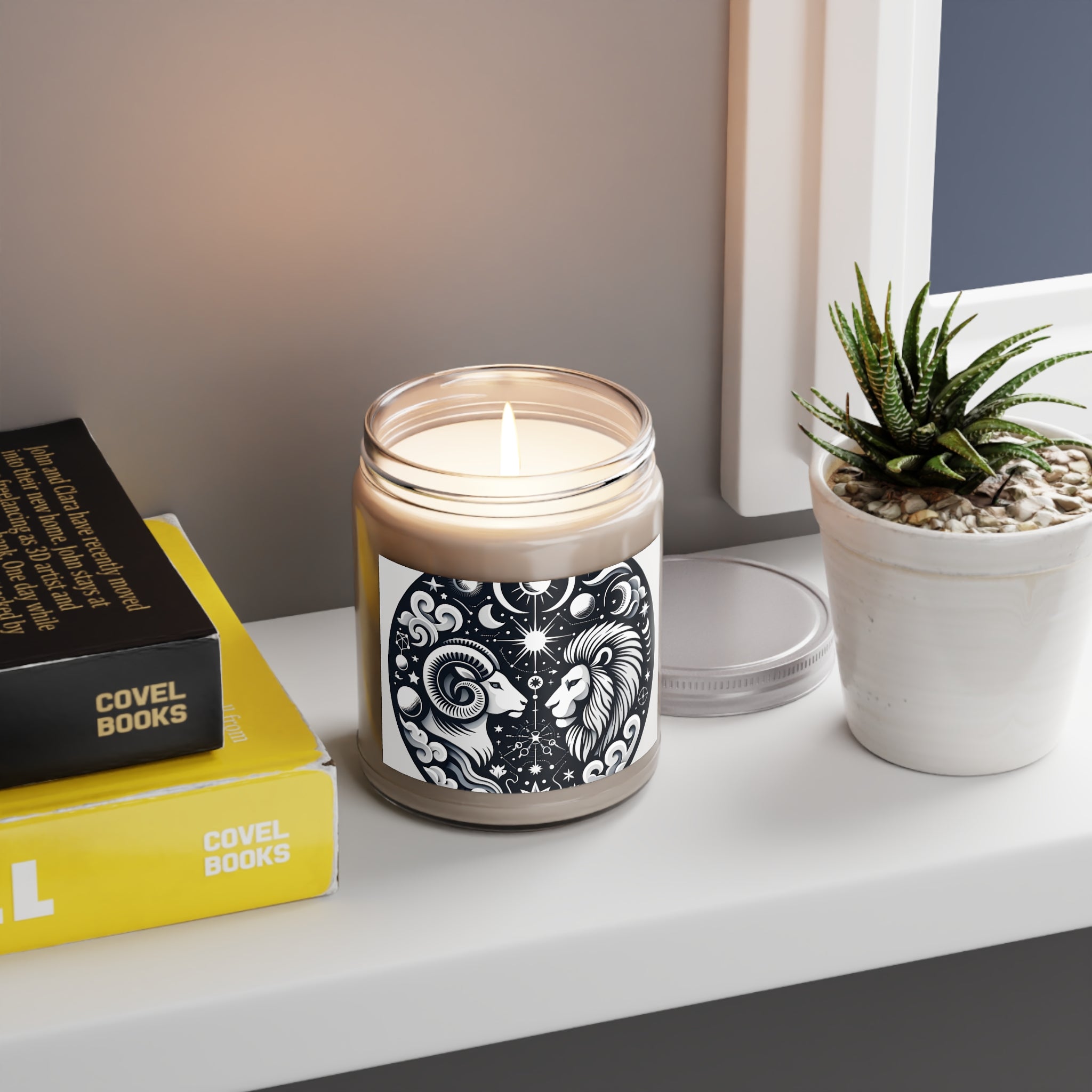 Celestial Harmony Aromatherapy Soy Candle - 9 oz Zodiac Essence Series