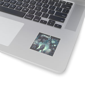 Celestial Lovers Kiss-Cut Sticker