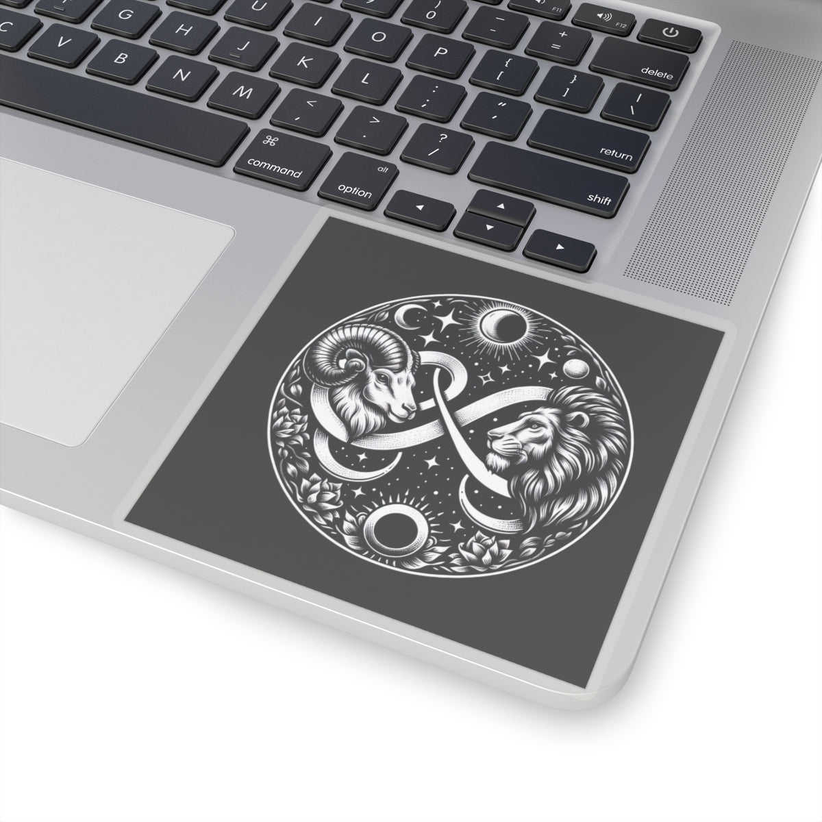 Celestial Lion and Ram Sticker