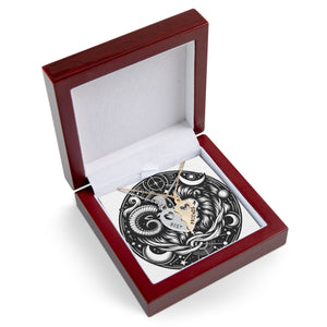 Zodiac Aries Leo Friendship Necklace