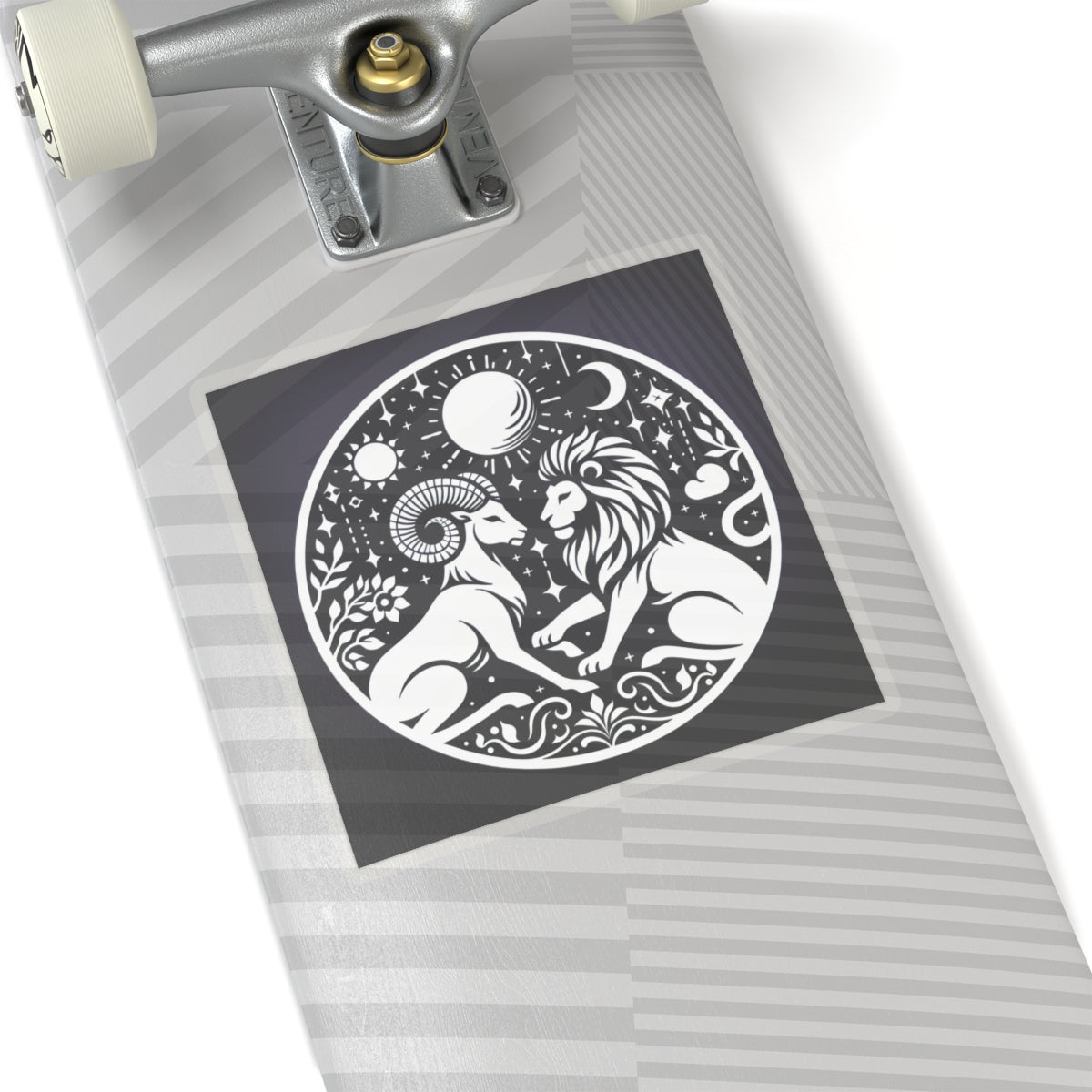 Celestial Lion and Ram Sticker