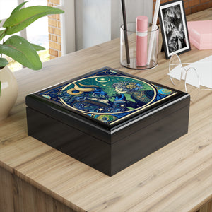 Celestial Zodiac Themed Jewelry Box