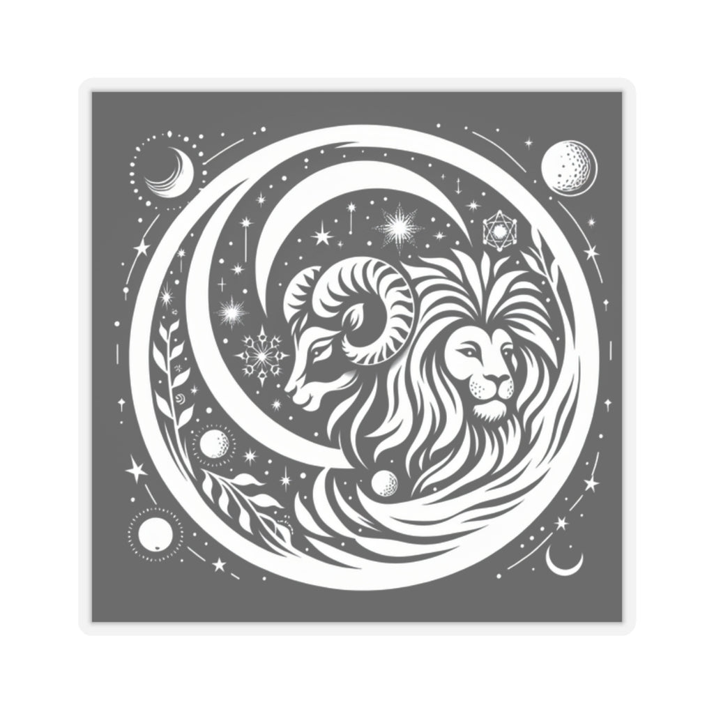 Celestial Lion Zodiac Sticker