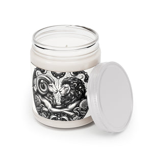 Cosmic Harmony Aries & Leo Zodiac Scented Soy Candle, 9 oz