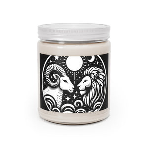 Celestial Harmony Aries & Leo Scented Soy Candle, 9 oz