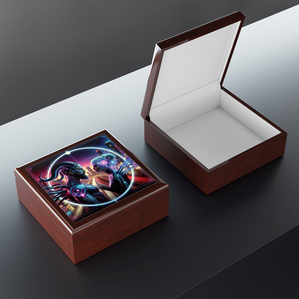 Cyber Love Illuminated Jewelry Box