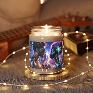 Futuristic Fantasy Floral Fusion Scented Soy Candle, 9 oz.