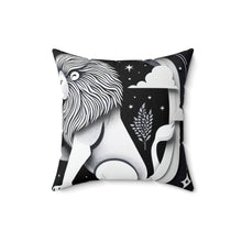 Load image into Gallery viewer, Aries and Leo - Polyester Square Pillow
