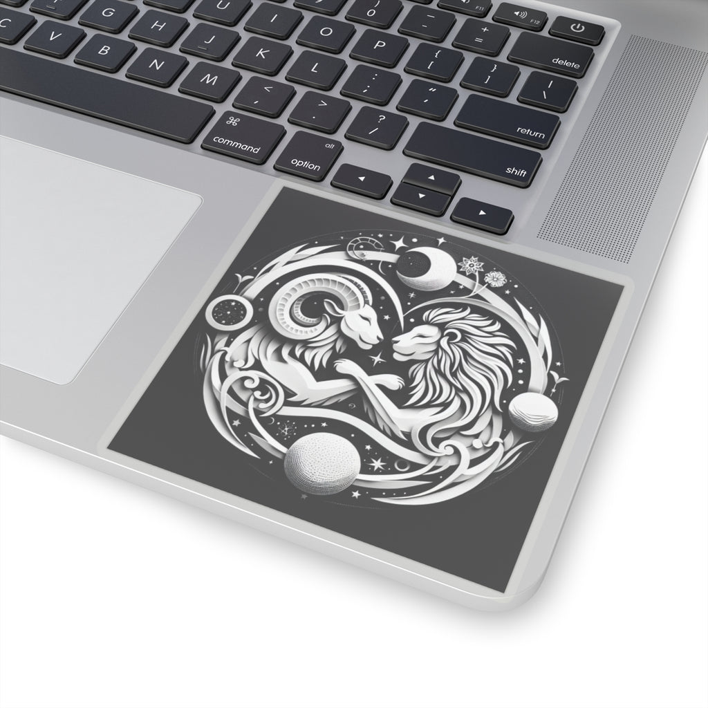 Celestial Lion and Ram Sticker