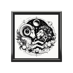 Celestial Zodiac Themed Jewelry Box