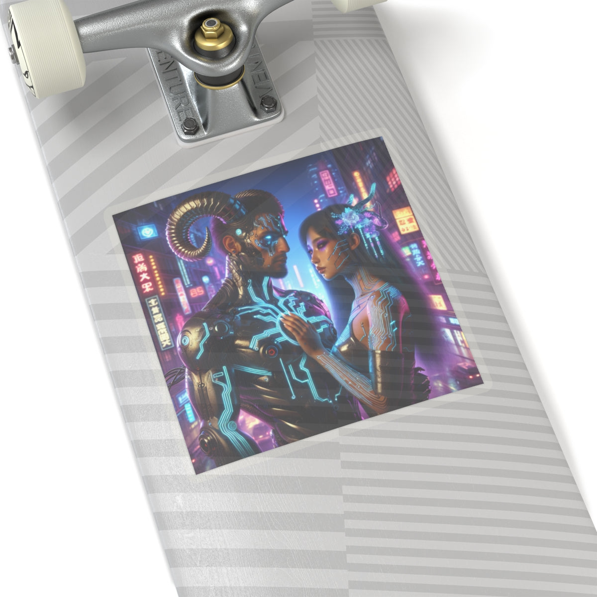 Cyber Love Neon Sticker
