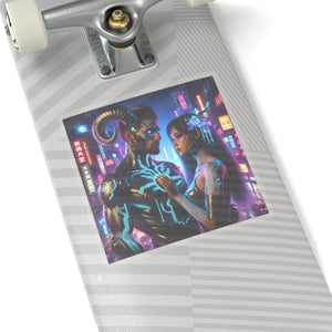 Cyber Love Neon Sticker