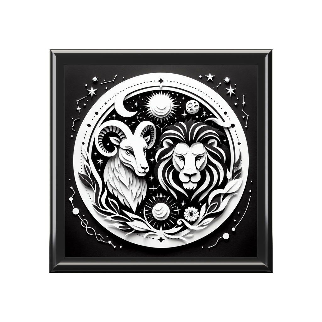 Celestial Zodiac Themed Jewelry Box