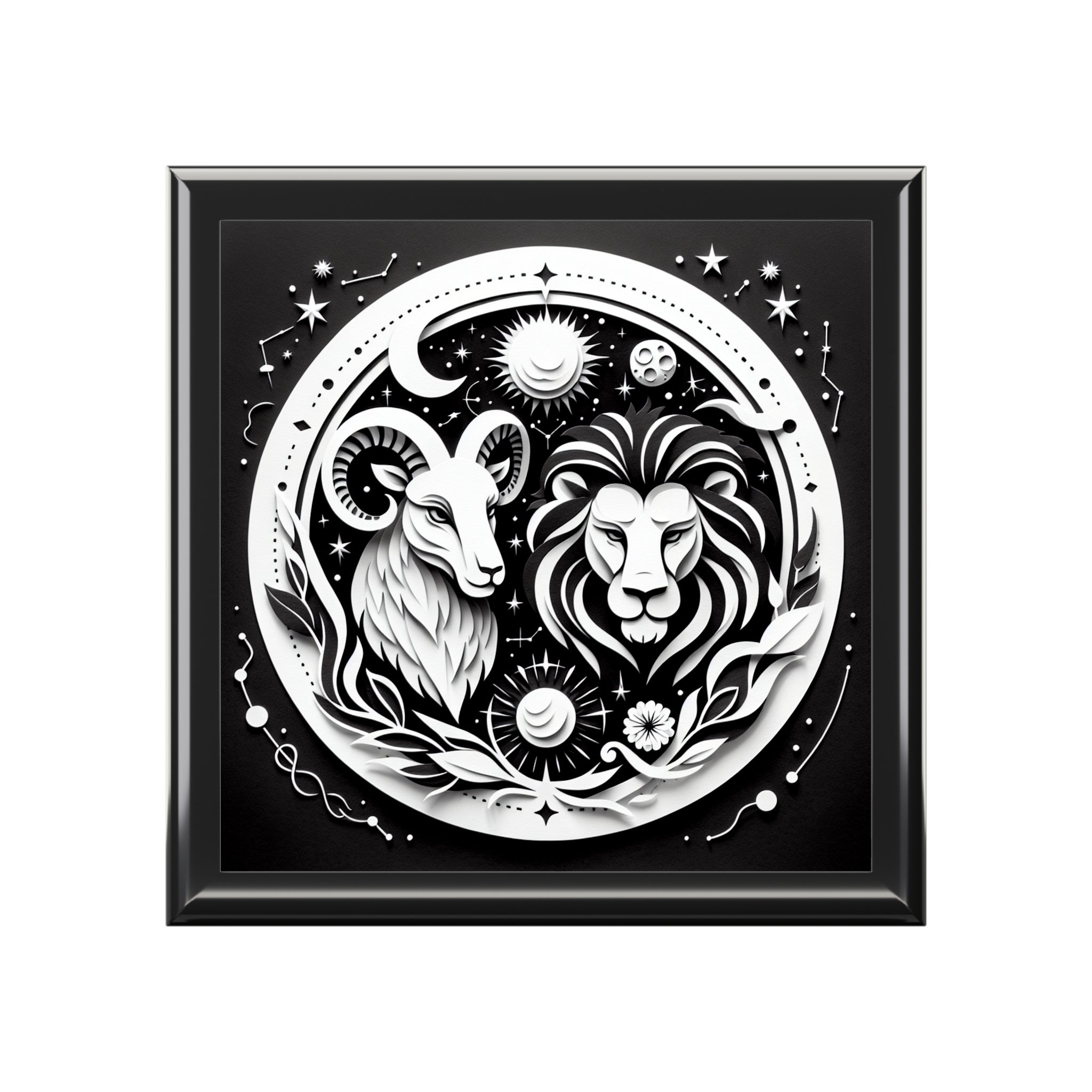 Celestial Zodiac Themed Jewelry Box