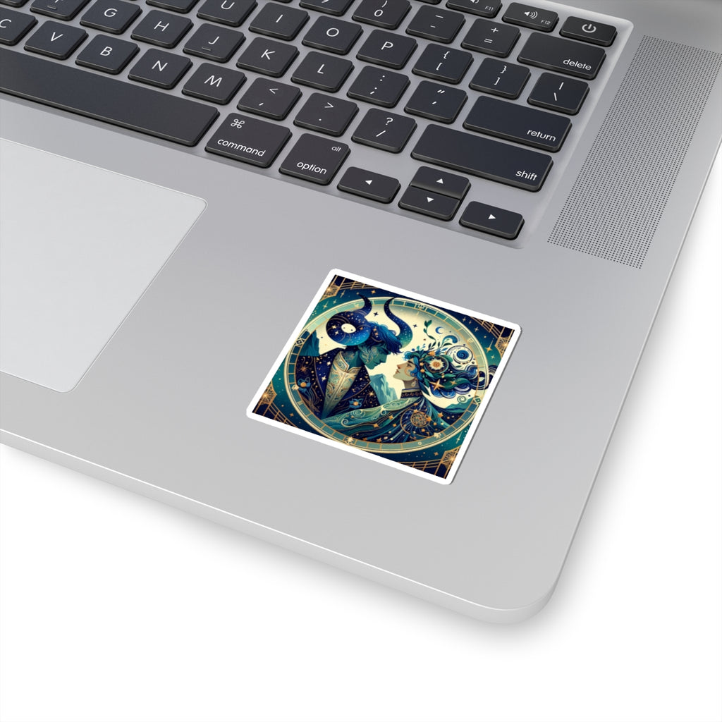 Celestial Zodiac Embrace Sticker