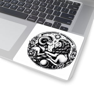 Celestial Lion and Ram Sticker
