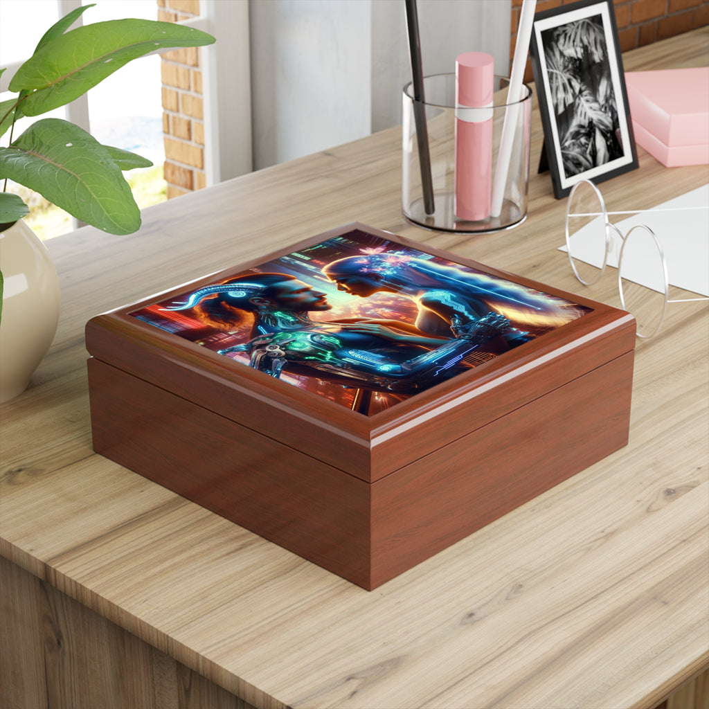 Cyber Love Illuminated Jewelry Box