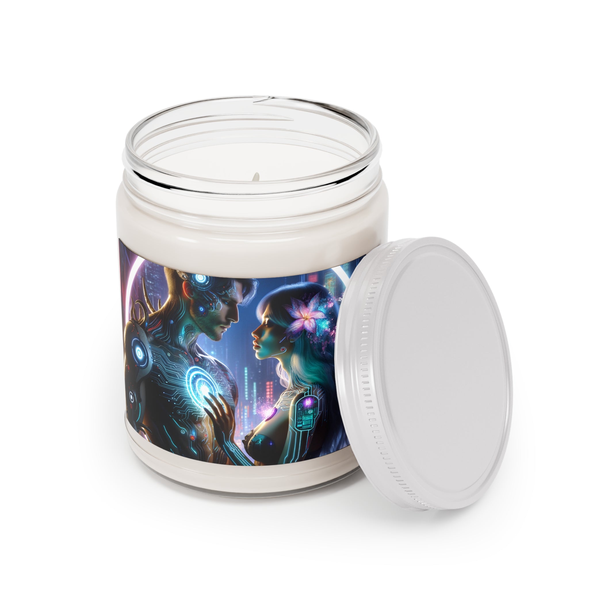 Cyber Blossom Dreams Scented Soy Candle, 9 oz