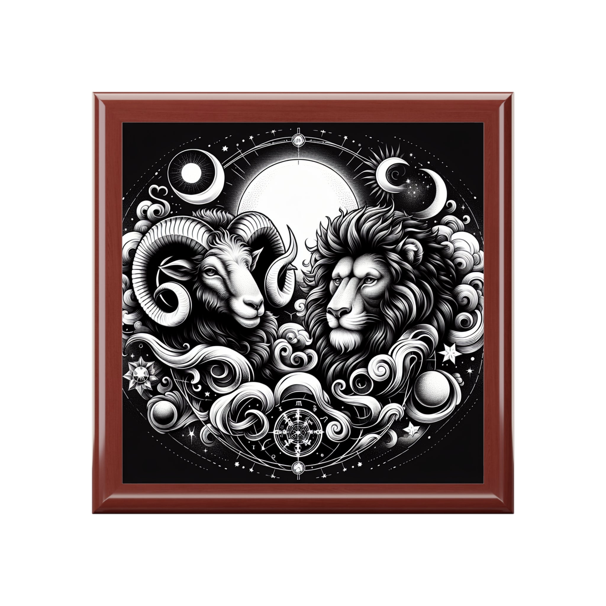 Celestial Zodiac Themed Jewelry Box