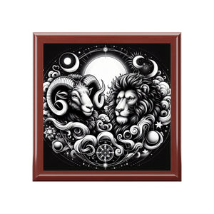 Celestial Zodiac Themed Jewelry Box