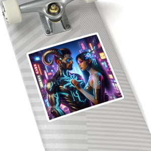 Cyber Love Neon Sticker