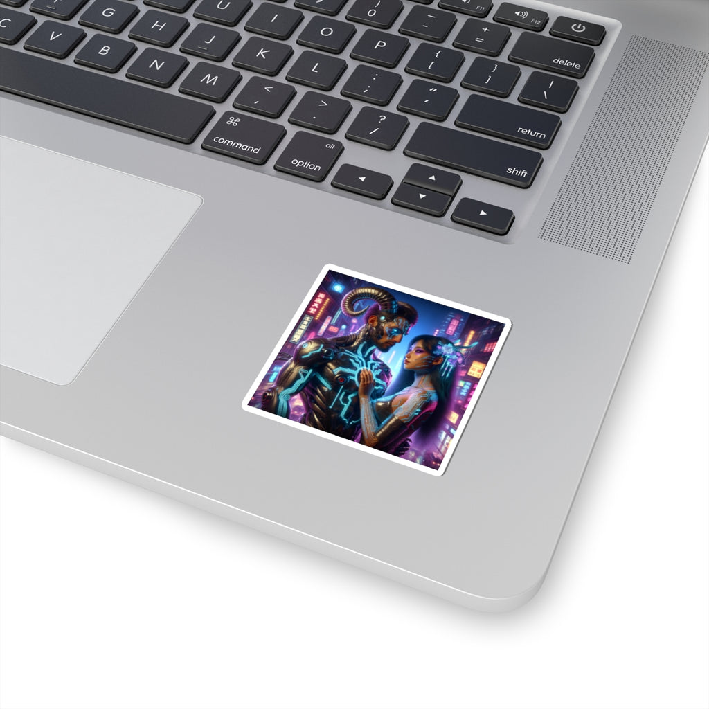Cyber Love Neon Sticker