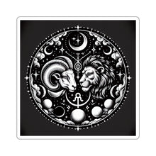 Load image into Gallery viewer, Celestial Zodiac Ram Lion Sticker
