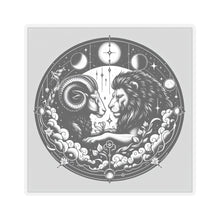Load image into Gallery viewer, Astrological Ram and Lion Sticker
