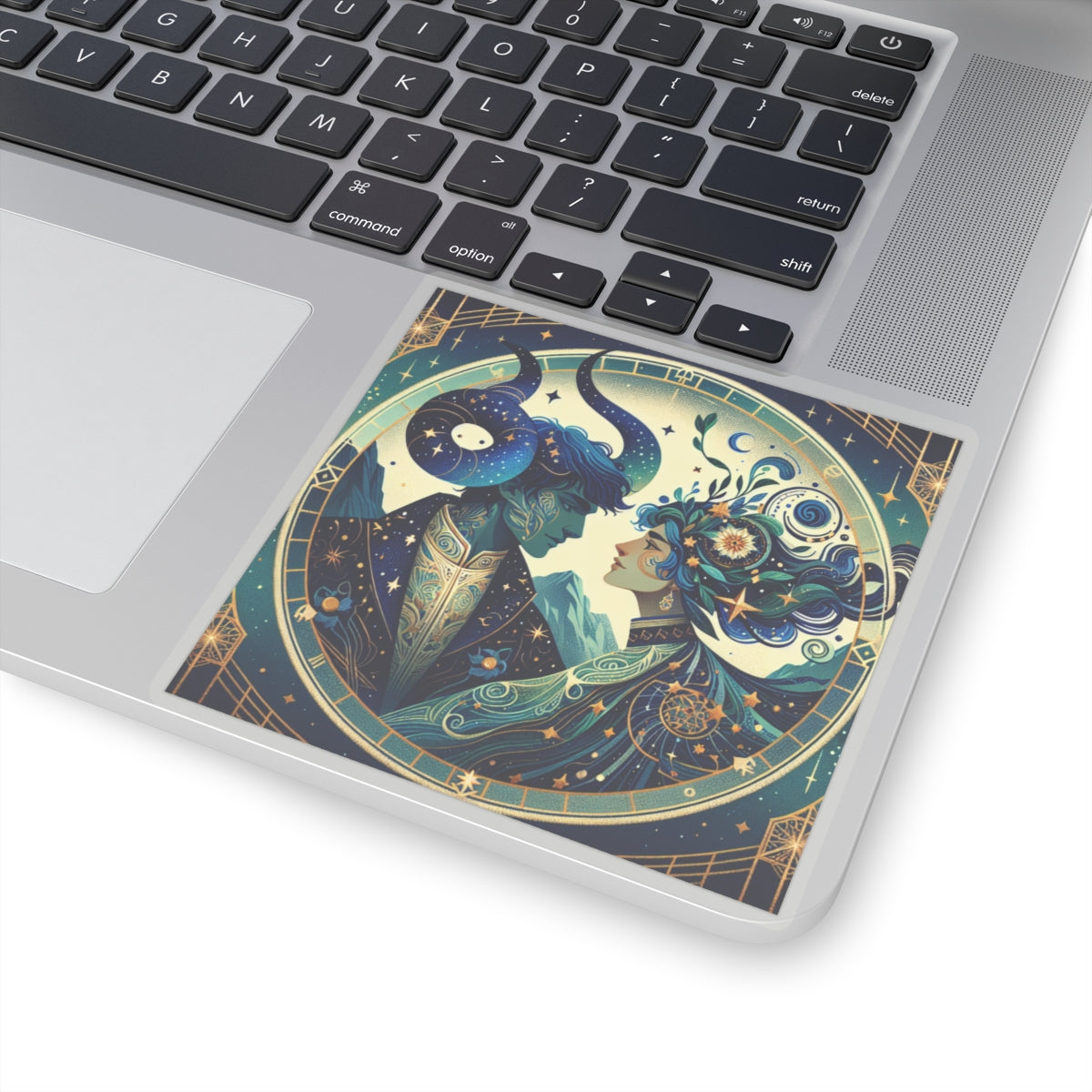 Celestial Zodiac Embrace Sticker