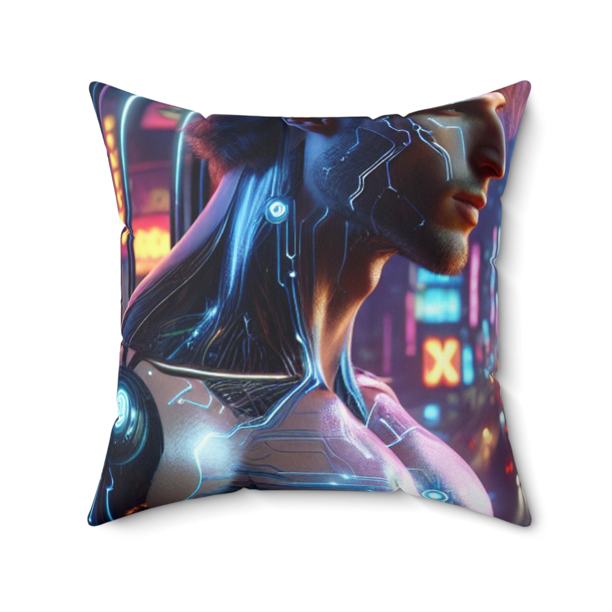 Lorenzo Bellucci - Polyester Square Pillow