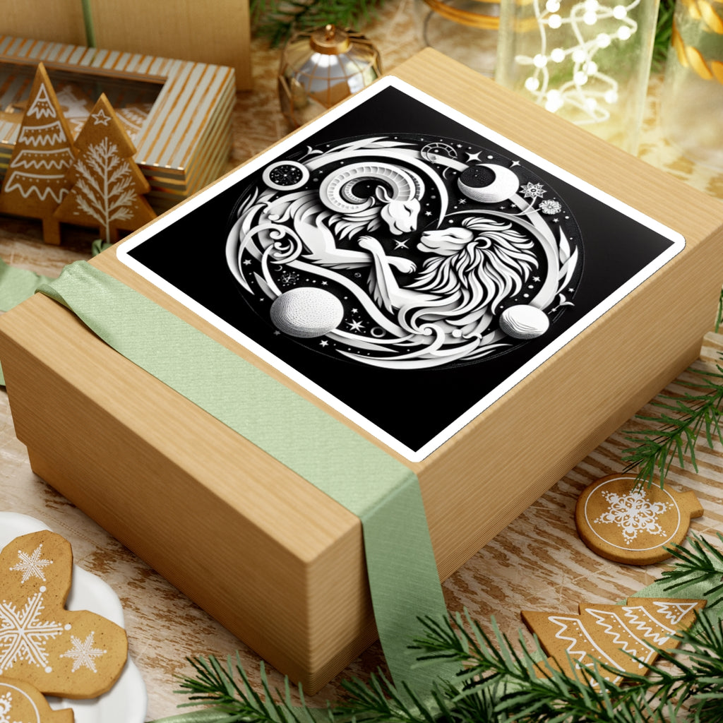 Celestial Lion and Ram Sticker