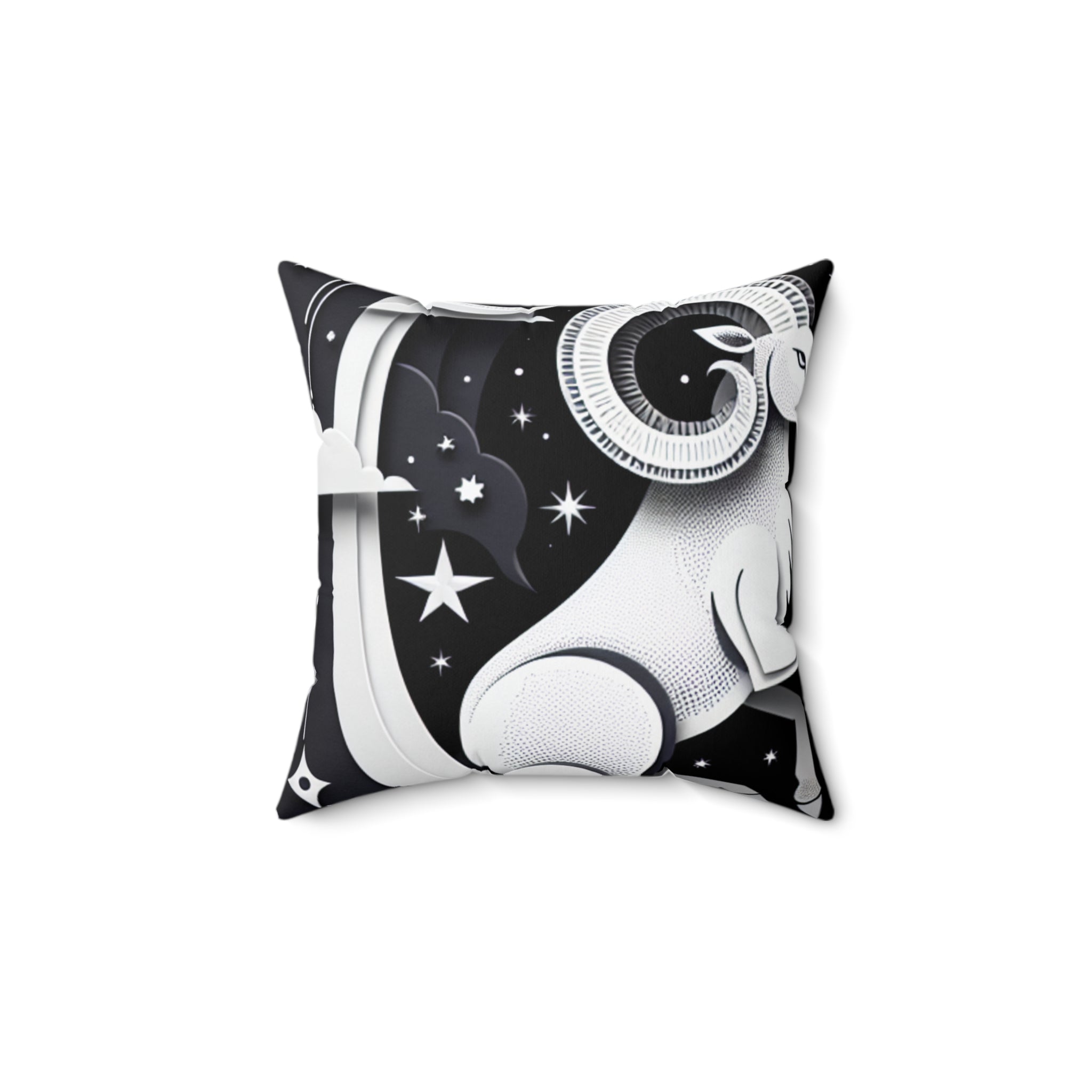 Aries and Leo - Polyester Square Pillow