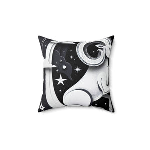 Aries and Leo - Polyester Square Pillow