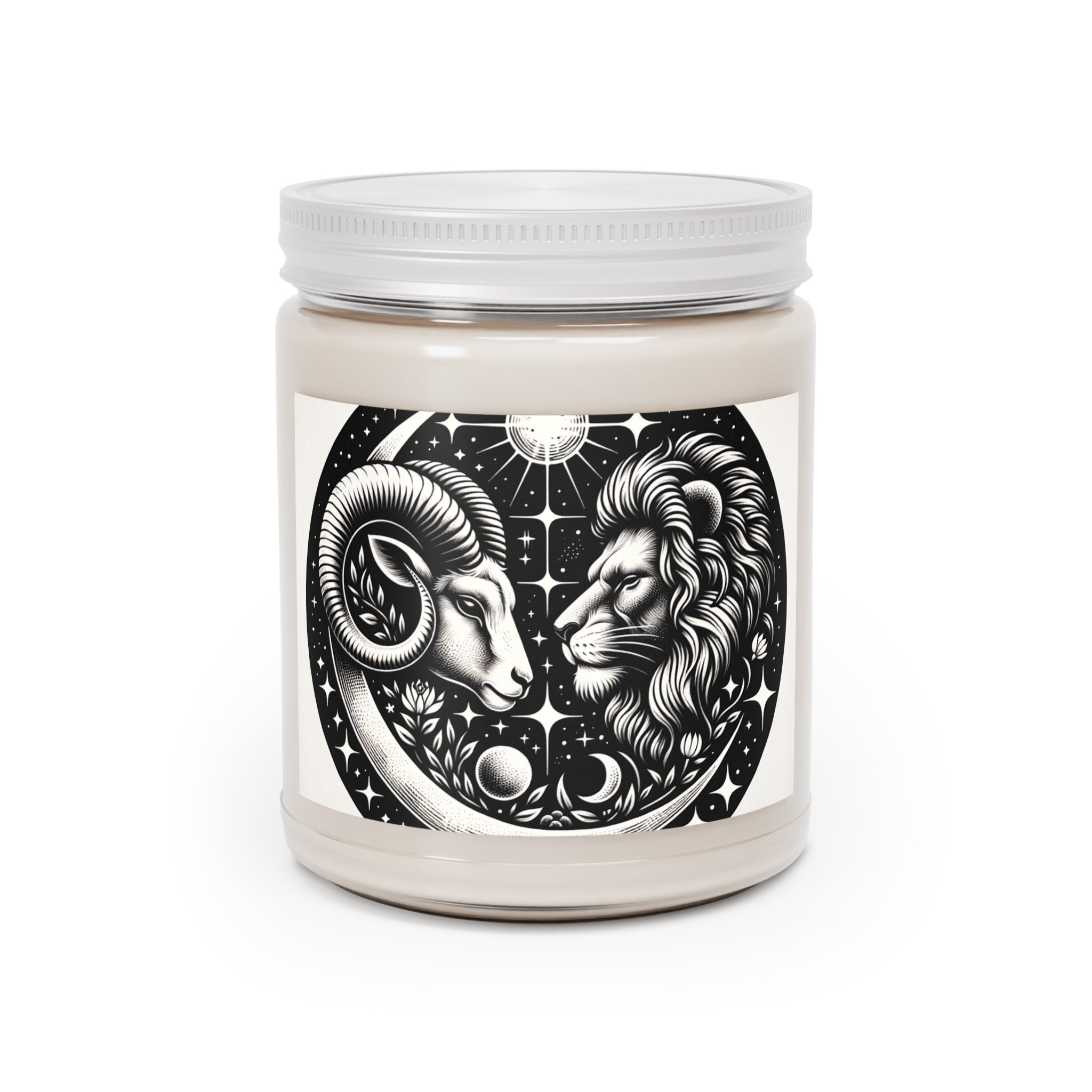 Cosmic Balance Aries & Leo Zodiac Harmony Scented Soy Candle, 9 oz.