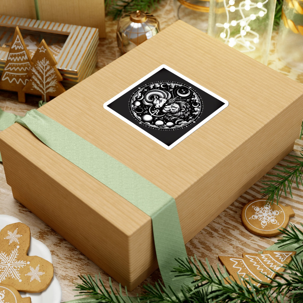 Celestial Zodiac Ram Lion Sticker