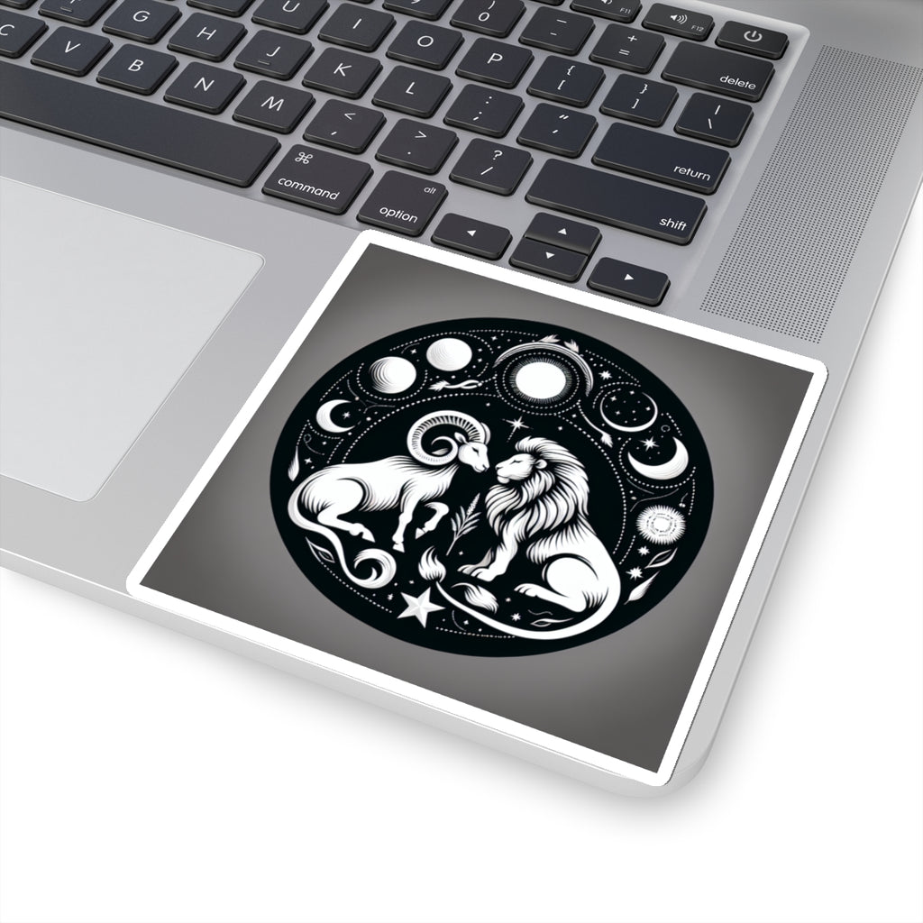 Astrological Lion Ram Sticker