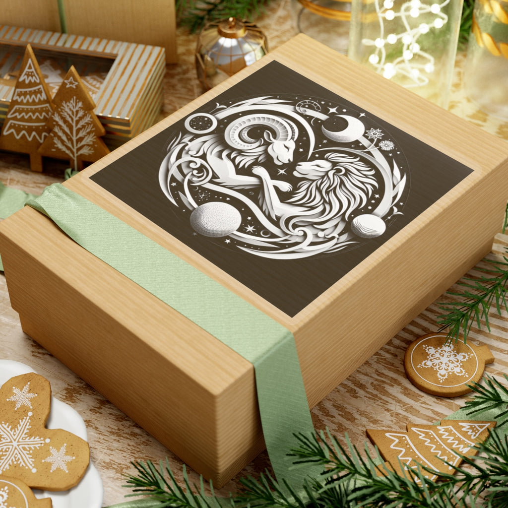 Celestial Lion and Ram Sticker