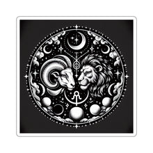 Load image into Gallery viewer, Celestial Zodiac Ram Lion Sticker
