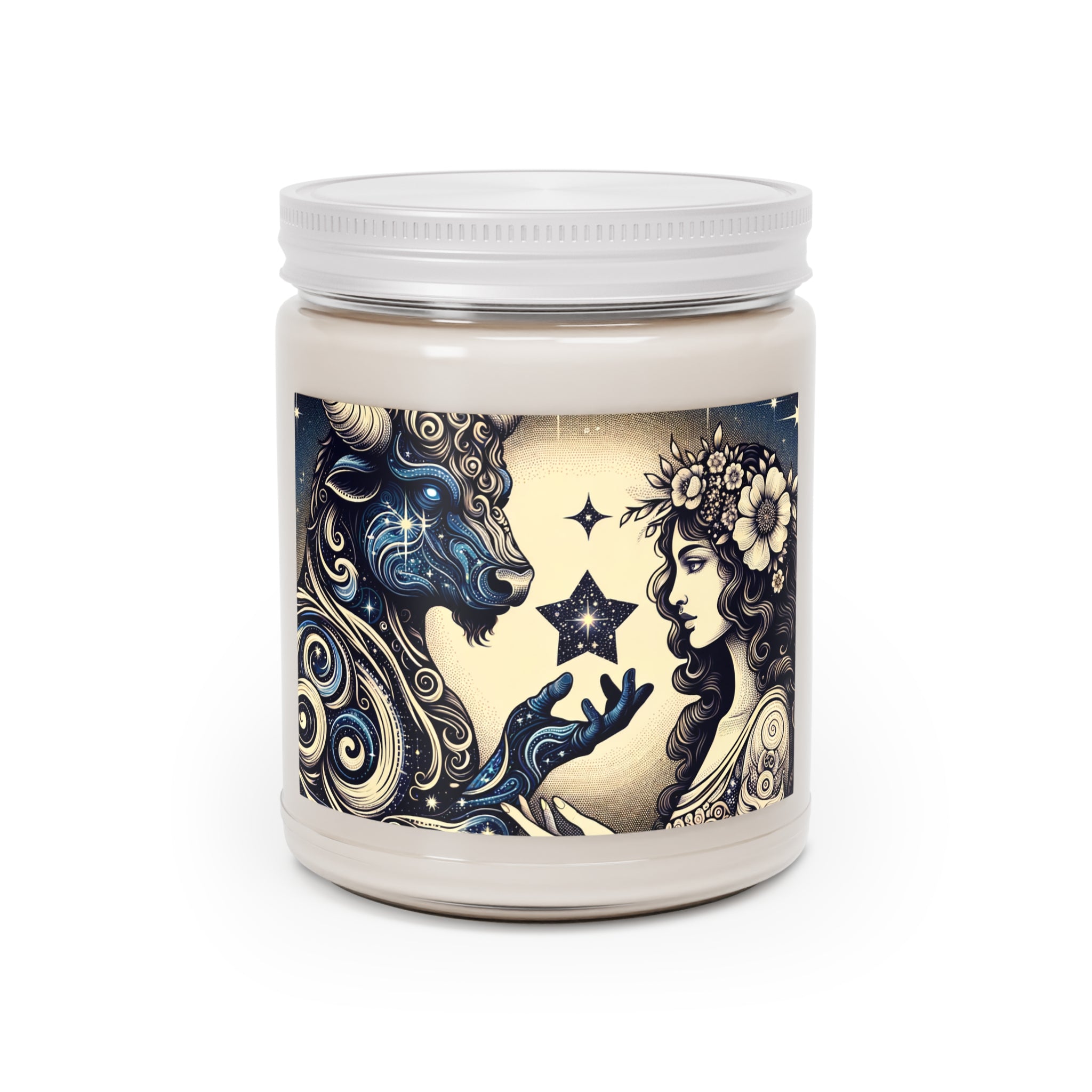 Celestial Harmony: Zodiac-Inspired Aromatherapy Soy Candle, 9 oz.