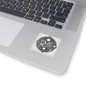Astrological Lion Ram Sticker