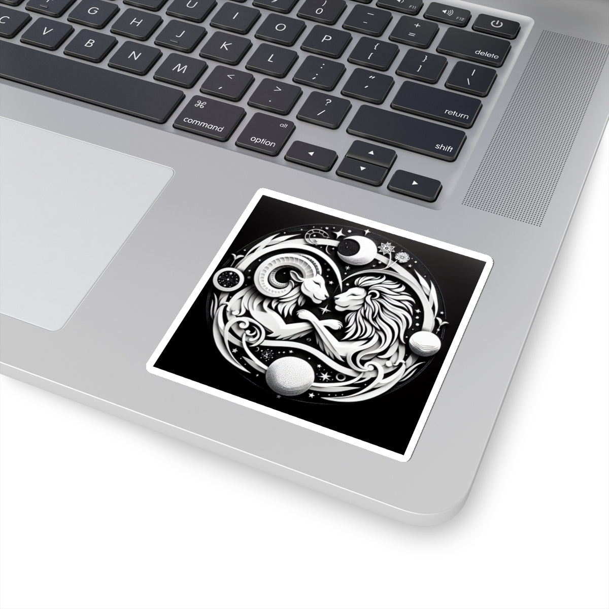 Celestial Lion and Ram Sticker